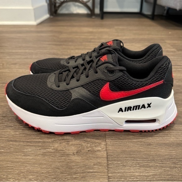 Nike Other - NIKE AIR MAX SYSTM black/white/red Sz 10.5